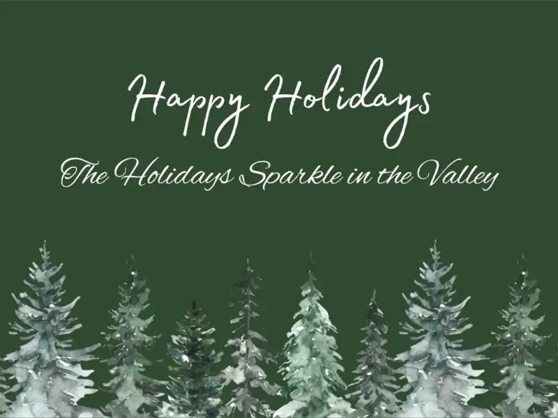 Blog The Holidays Sparkle in the Valley